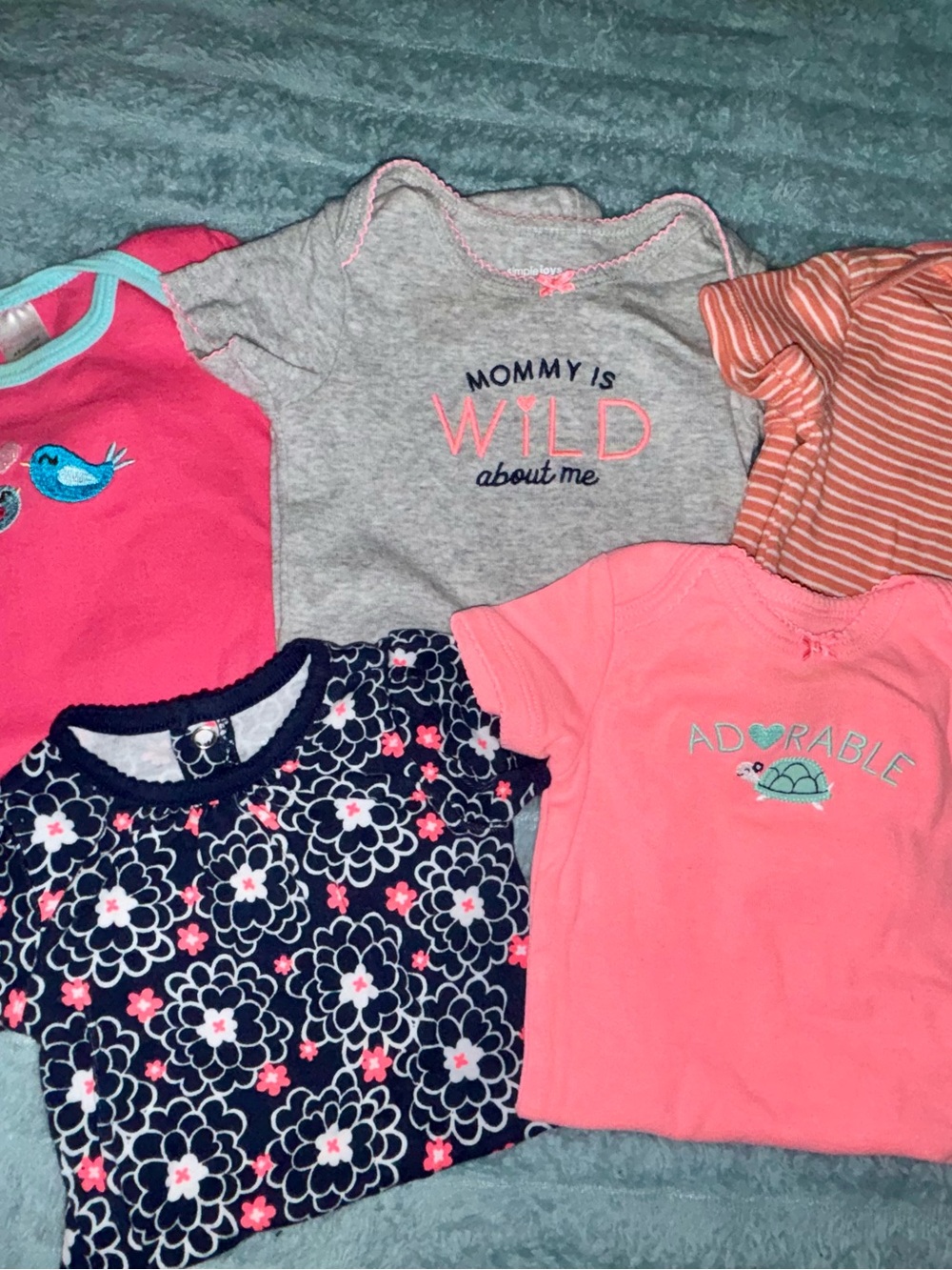 5pc onesie bundle 6-9m